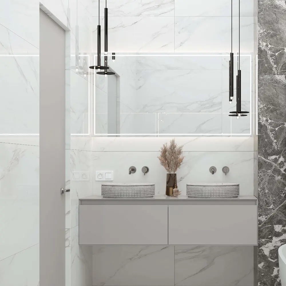 Santreyd Керамогранит Calacatta Superb 60×60 см матовый белый 83715789