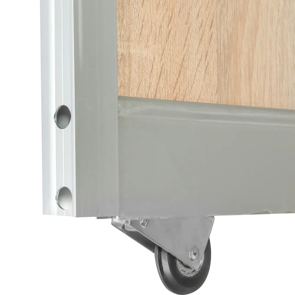 Дверь-купе KONSENSA 244.5x70.4 см МДФ цвет дуб сонома профиль матовое серебро STLM-2206039 - Вид №5