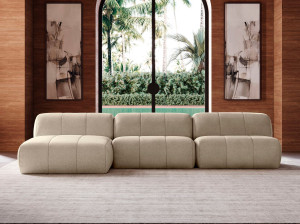 Секционный диван из ткани