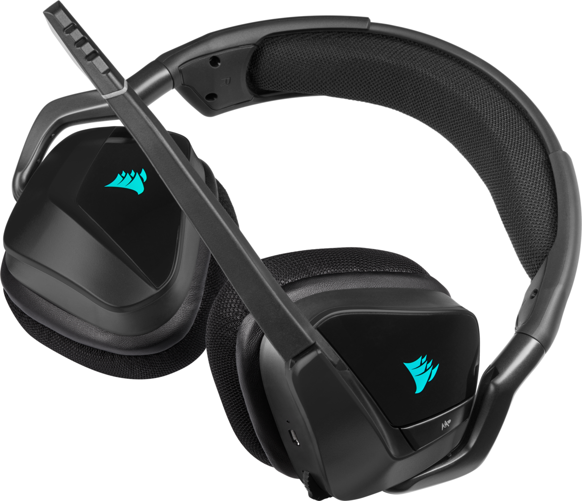 CA-9011201-EU Игровая гарнитура gaming™ void rgb elite wireless premium gaming headset with 7.1 surround sound, carbon Corsair Santreyd  - Вид №8