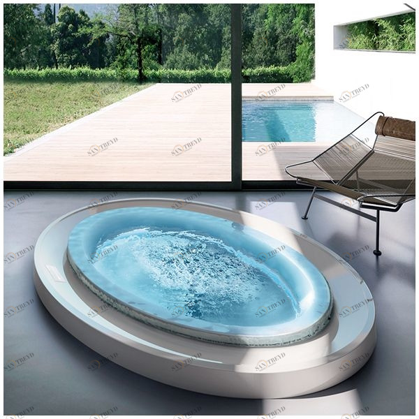 Бассейн Gruppo Treesse Fusion 231 SPA-V864H встроенный овальный белый Fusion SPA SPAV864H