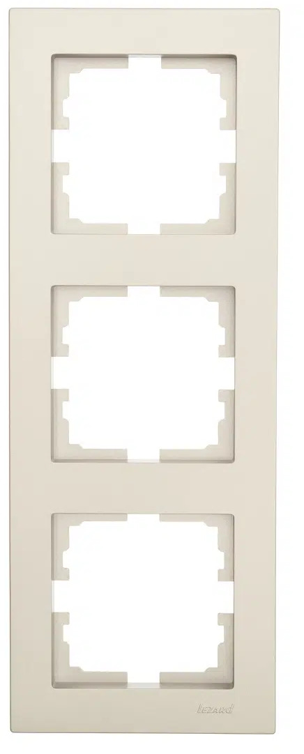 VESNA Рамка 3-ая вертикальная без вст титан