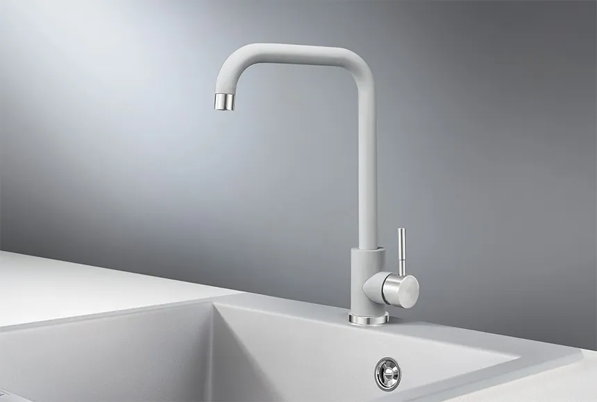 ST-4033, АЛЮМИНИУМ, СМЕСИТЕЛЬ КУХОННЫЙ GRANULA Standart ST-4033-ST81