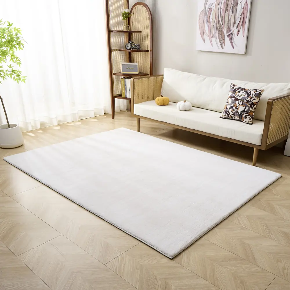 Ковер Cashmere 160x230 см полиэстер XMR-05 цвет белый 89389017 STLM-2183377 Santreyd  - Вид №5