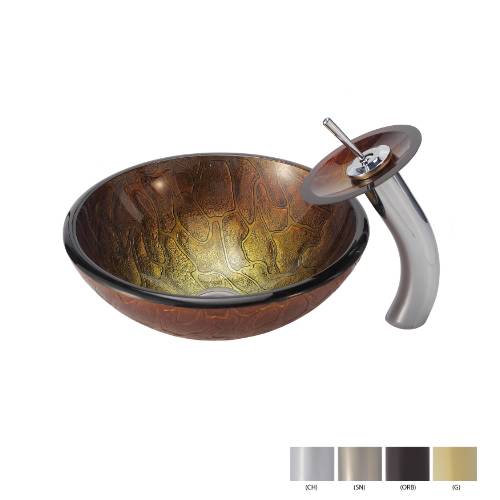 C-GV690-19mm-KGW1700 Накладная раковина на столешницу  прямоугольная Krausru  - Вид №12