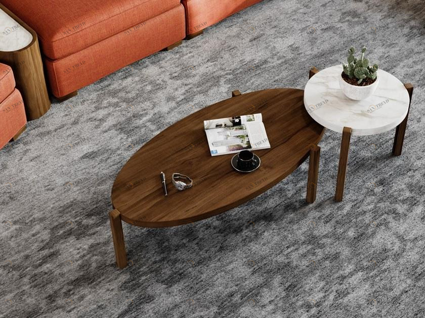 DE.CI Овальный журнальный столик Geom 06-elps-100