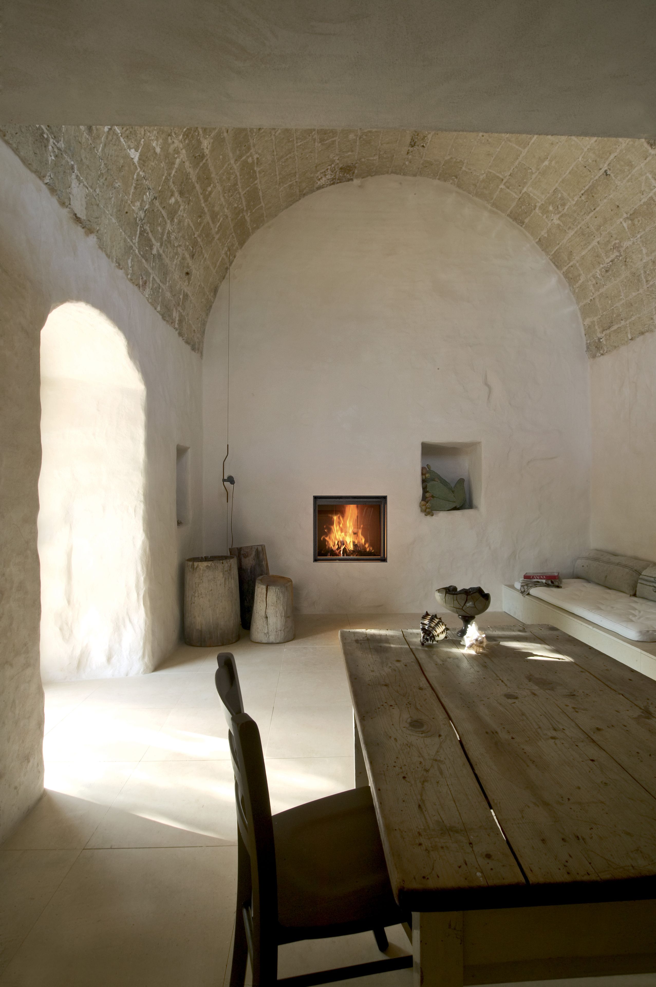 Утопленный дровяной камин с панорамным стеклом MCZ PLASMA 75 WOOD ARCH-00130727 - Вид №1