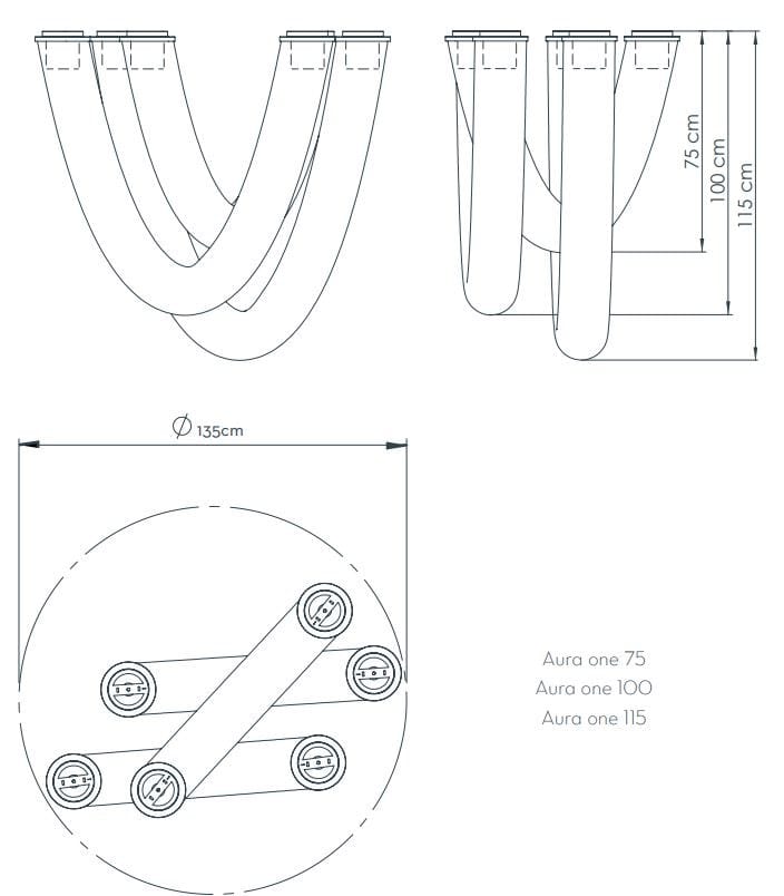 Алюминиевый потолочный светильник Kriskadecor ARCH-00020403 - Вид №6