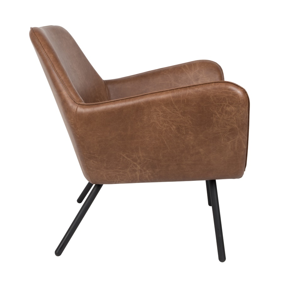 Лаунж кресло Bon коричневое White Label Living 3100040 - Вид №5