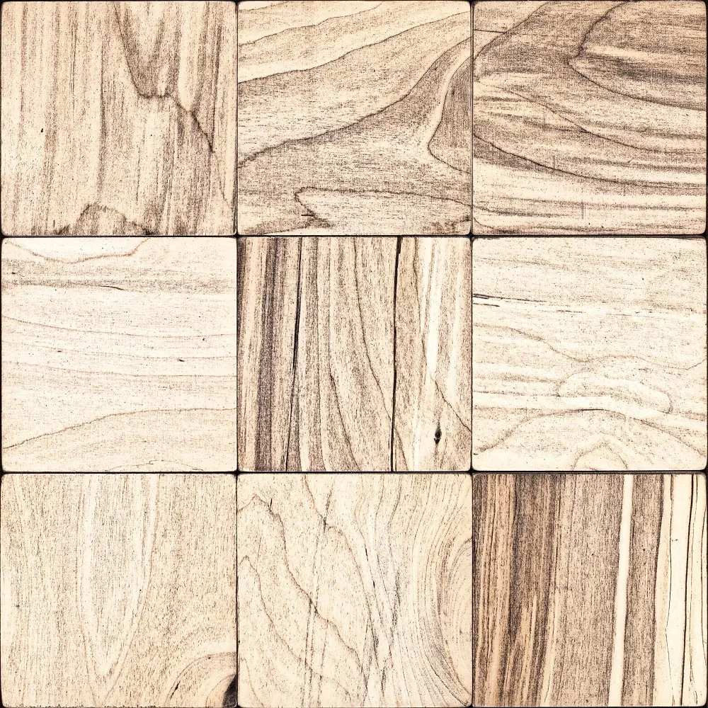 Деревянная мозаика СВИФТ 100x100 мм 300x300 мм Santreyd STLM-2042519