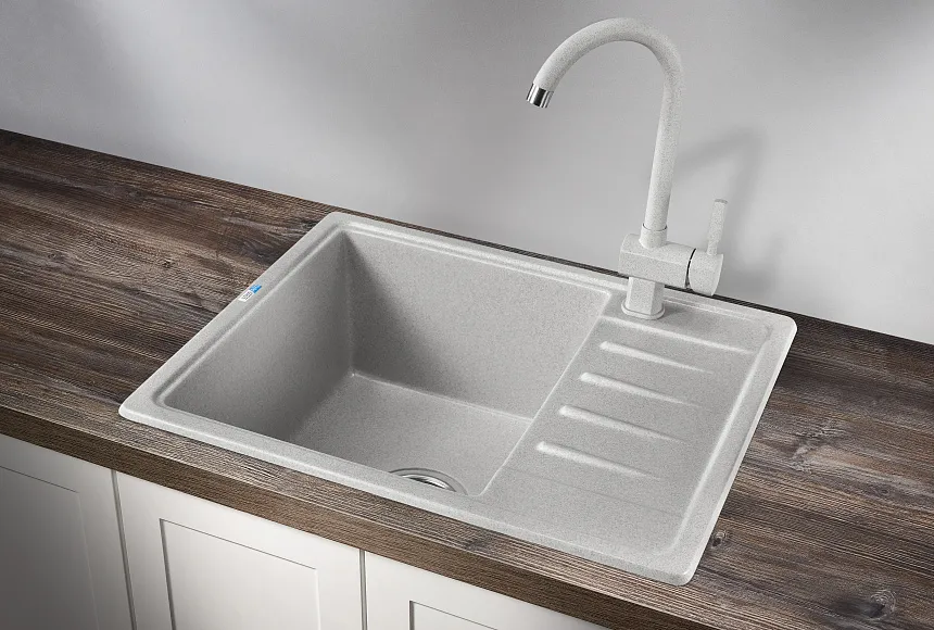 5803, БАЗАЛЬТ, кухонная мойка, СтандАРТ кварц GRANULA Standart 5803-ST43