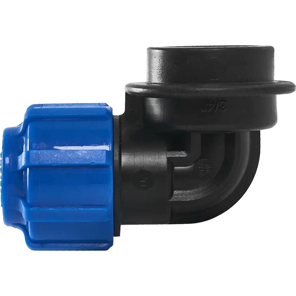 Отвод переходной ПОЛИТЭК 90° 3/4"×20 мм для систем водоснабжения 82382586 STLM-0804641 - Вид №1