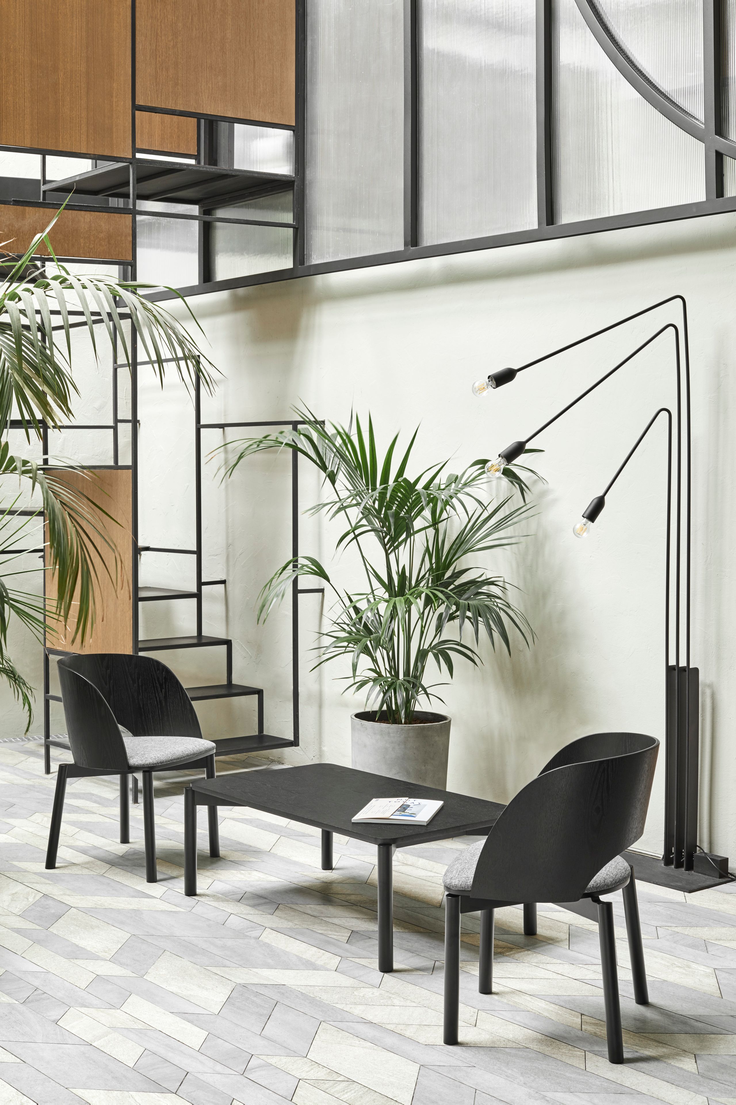 Журнальный столик из шпона и твердой древесины каучука TEULAT Atlas ARCH-00152470 - Вид №3