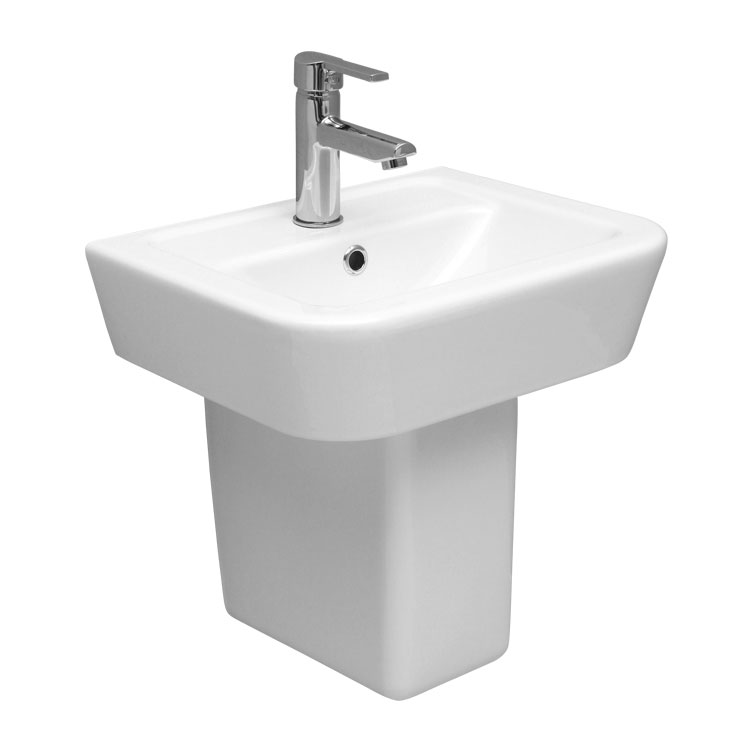 De42  DE42 Умывальник Delta Counter Top 45x38см Eca  - Вид №1