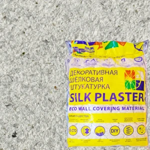 Жидкие обои Silk Plaster Оптима 060 1 кг цвет серый с вкраплениями