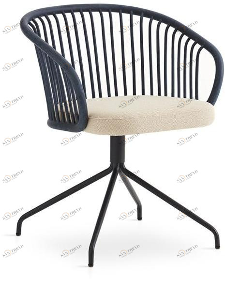 EXPORMIM Вращающееся кресло из ротанга со встроенной подушкой  T070 s 