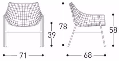 Varaschin Садовое кресло из стали Summer set 2424 - Вид №9