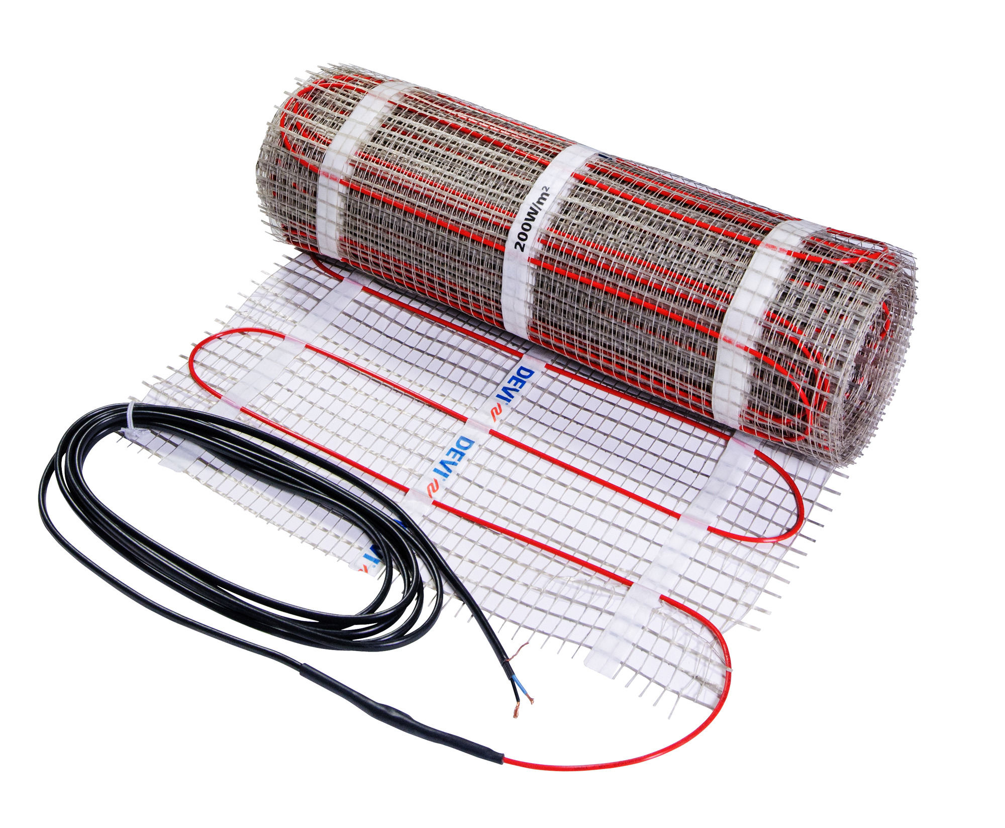 Danfoss DEVImat™ 200T — двухжильные нагревательные маты для теплого пола на лоджиях под плитку DEVImat 200T мат 285Вт 230В 0.5 х 2.9м 83020737  - Вид №6