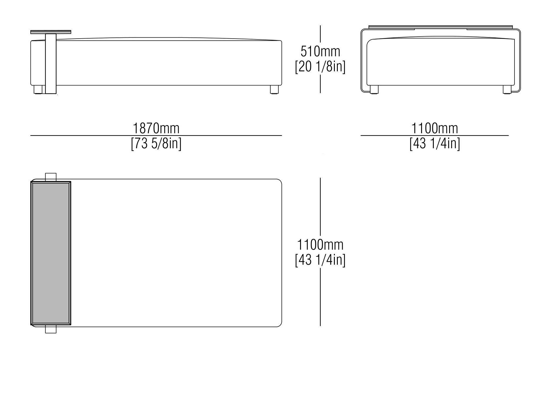 Модульный тканевый диван MisuraEmme CANNES ARCH-00010941 - Вид №13
