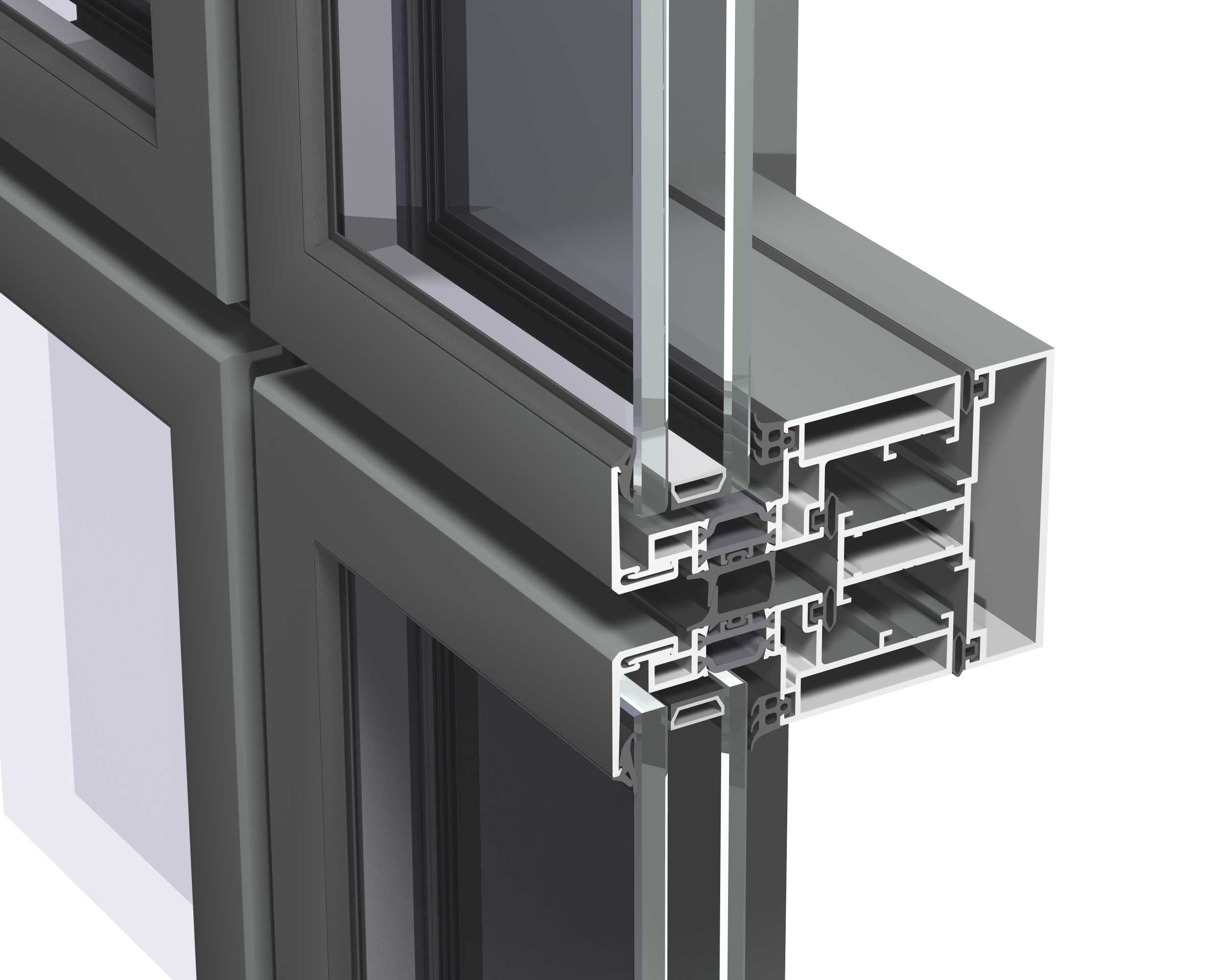 Алюминиевая система навесной стены Reynaers Aluminium ConceptWall ARCH-00093759 - Вид №10