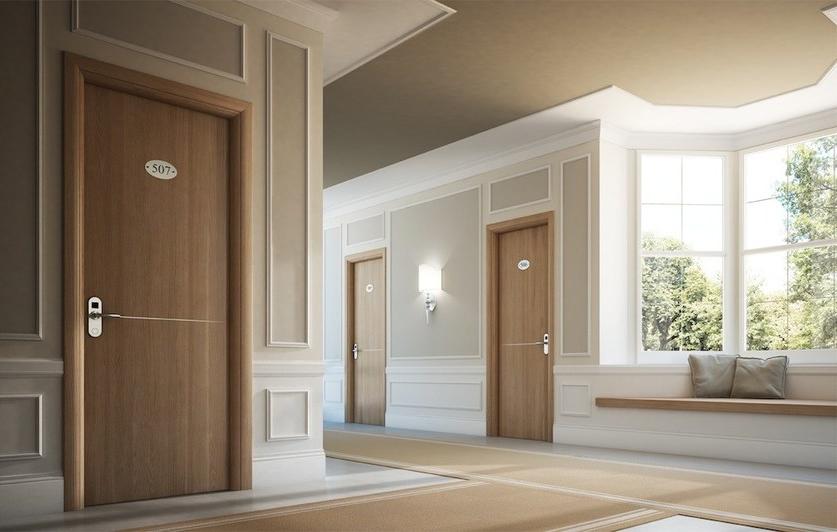 GAROFOLI Противопожарная дверь из фанерованной древесины sun-id-1434097 - Вид №2