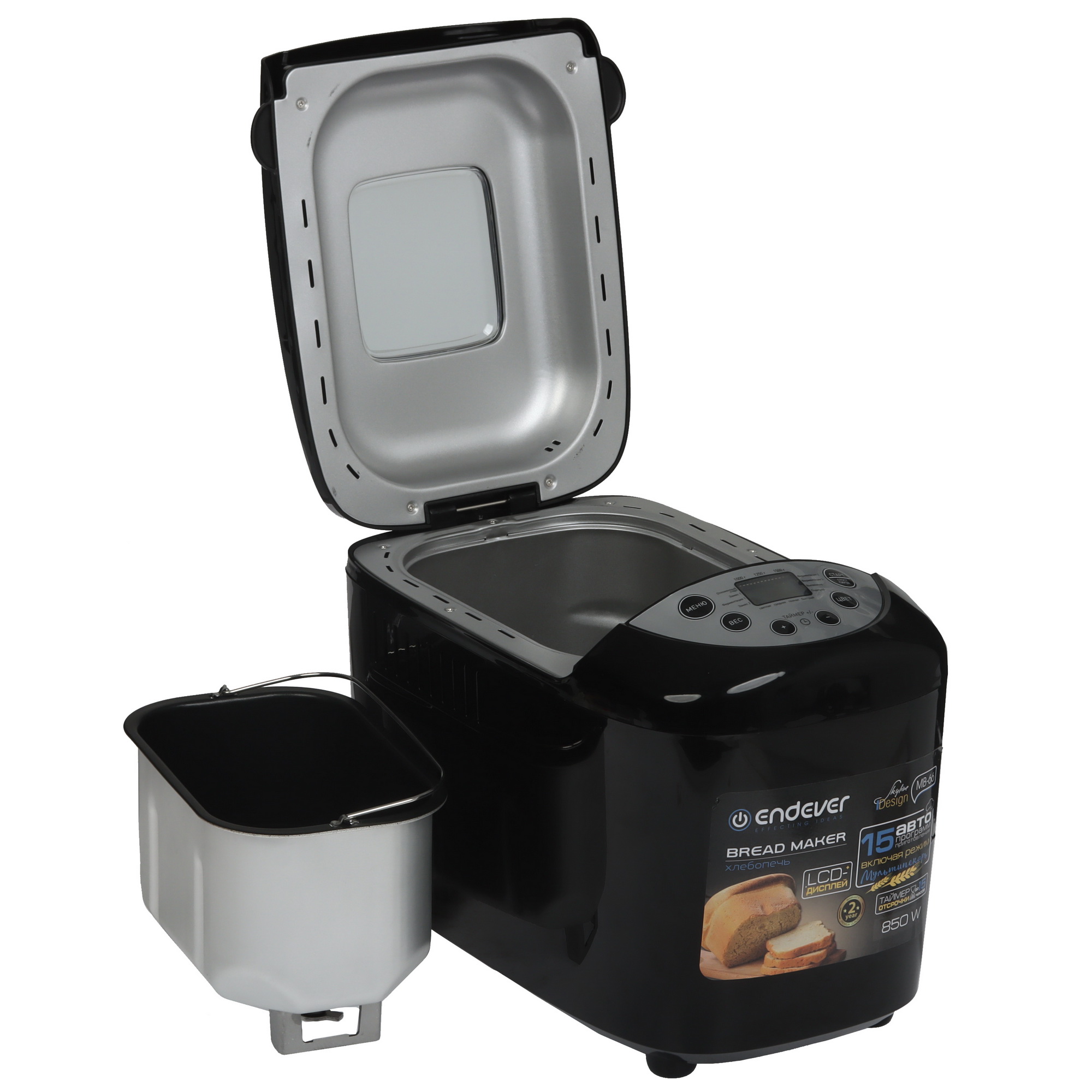 9087277 Хлебопечь Endever Skyline MB-66 черный STDN-0106594 - Вид №5