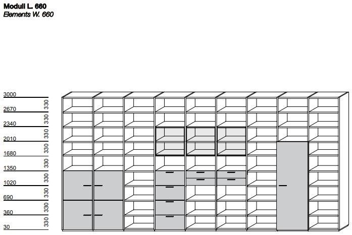 Porro Лакированная открытая стенка System sun-id-1349045 - Вид №7