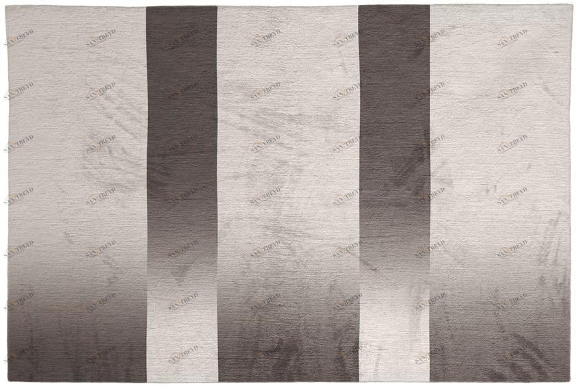 Giorgetti Прямоугольный шелковый ковер в полоску sun-id-1498089