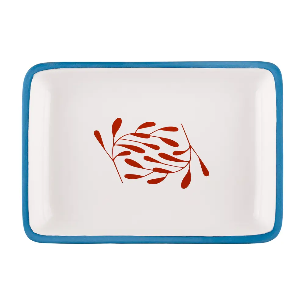 Мыльница Moroshka Romanovka керамика цвет белый/синий/красный STLM-2047256 - Вид №2