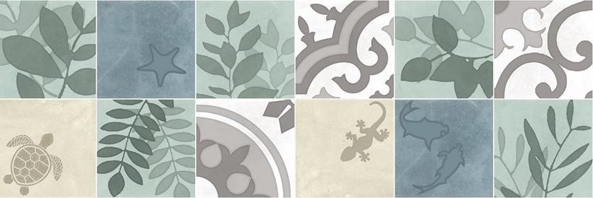 CERAMICHE BRENNERO Настенная керамическая плитка для дома с эффектом энкаустики Acqua mediterranea sun-id-1366302 - Вид №2