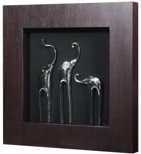 15067A Панно "Три слона 2 (Венге)" LAB.Space