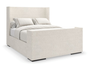 Двуспальная кровать размера "queen-size" из ткани