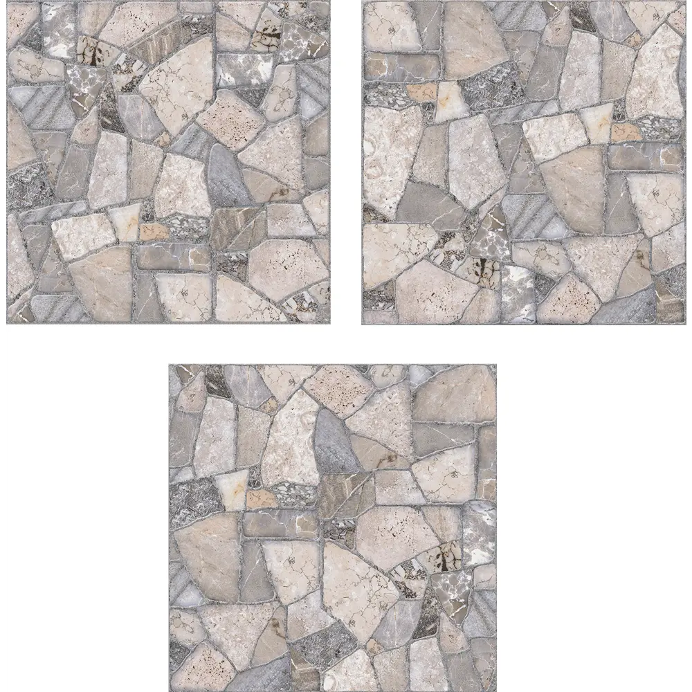 Керамогранит Тициан 02 V2 40x40 см 1.62 м² цвет серый Santreyd STLM-2161824 - Вид №1