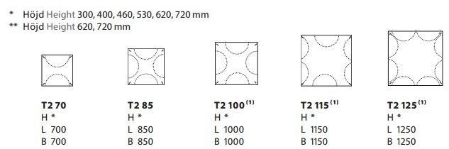 Karl Andersson Низкий квадратный журнальный столик Trippo sun-id-1473136 - Вид №2