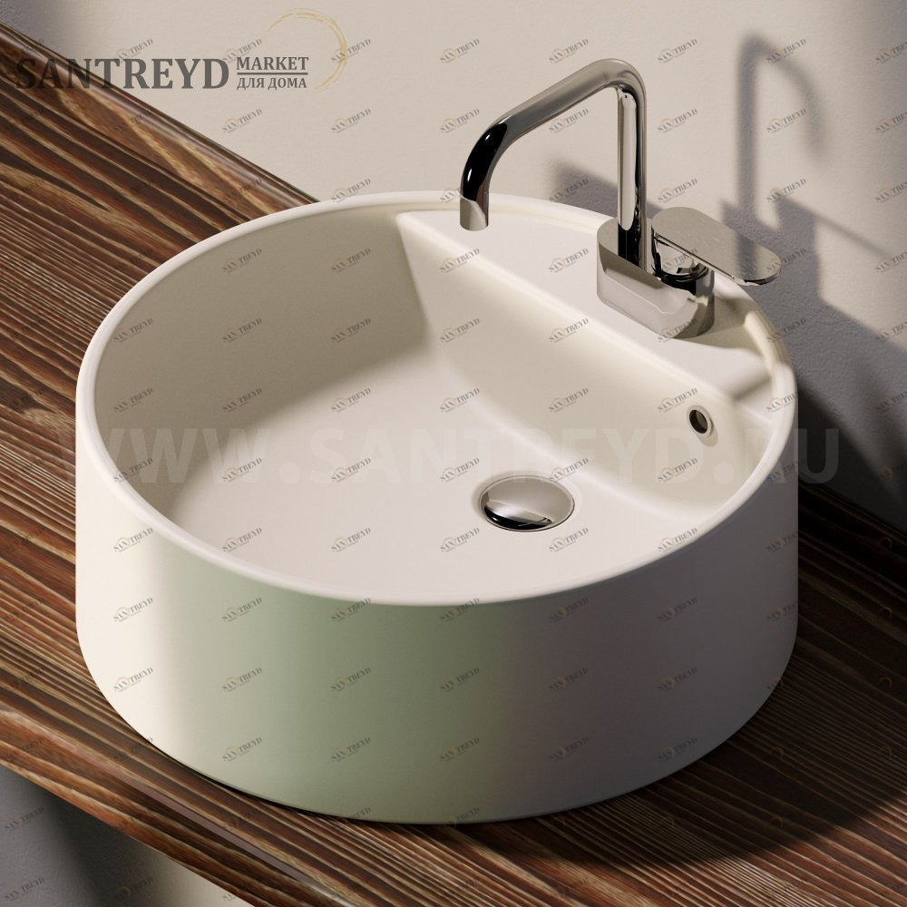 5050C9003 Накладная раковина на столешницу  круглая Ceramica Flaminia Twin