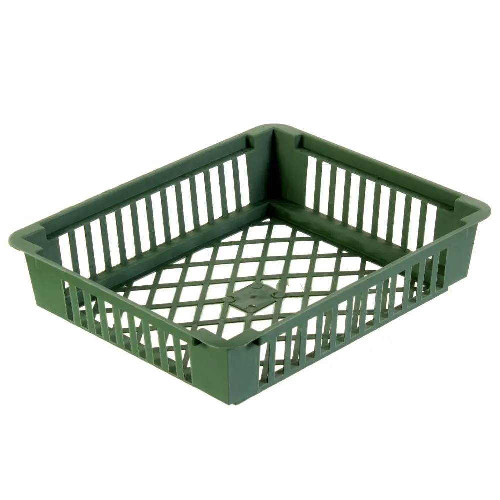 Корзина для луковичных 25x21x7 см пластик зеленый Santreyd нет STLM-2092695