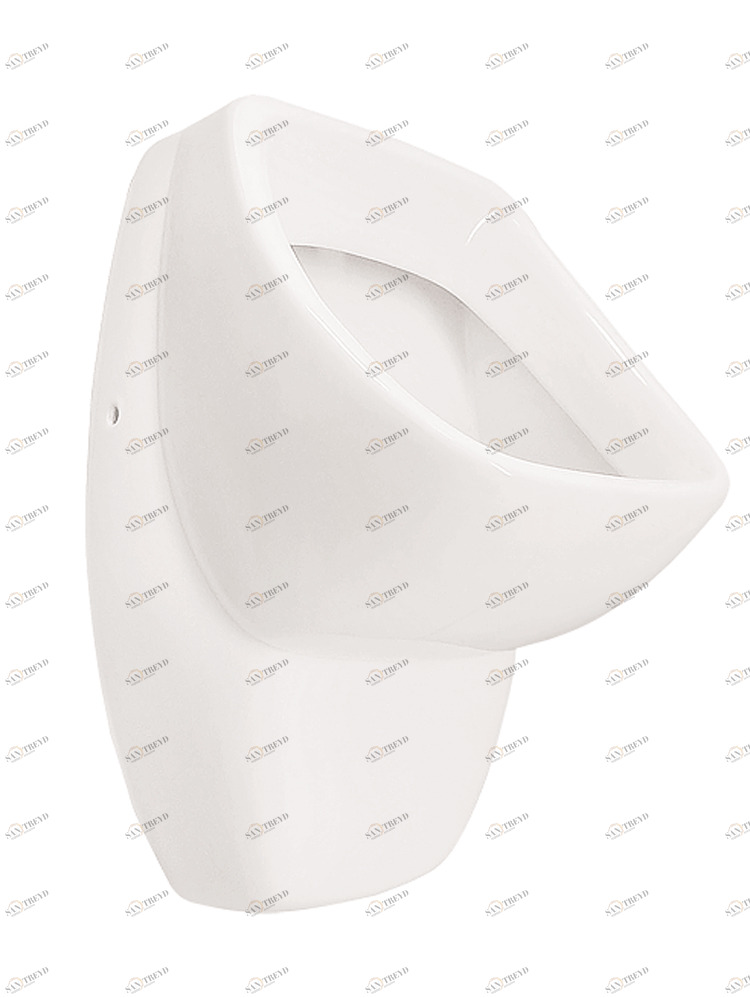 13822 Настенный писсуар, уринал с мушкой Лобненский Стройфарфор 