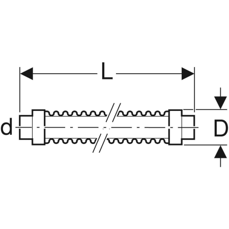 GEBERIT 364.822.00.1 Соединительный рукав Geberit Pluvia  - Вид №2