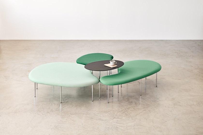 Capdell Низкий табурет с тканевой обивкой Droplets sun-id-1429633 - Вид №15