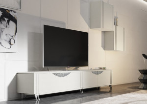 105929 Тумба под ТВ 28106 с основанием 240 см Llass Kira