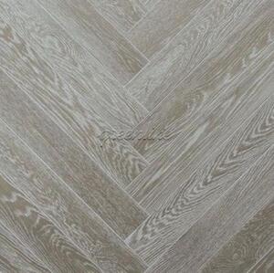 Паркет Ёлка GreenLine Сицилия Дуб Натур с брашью (Текстурированная) 500х125 мм.