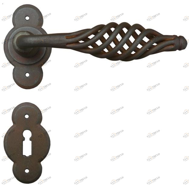 Galbusera Железная ручка на розетке с розеткой Budapest 2801