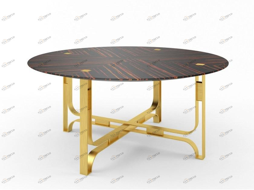 MARIONI Круглый журнальный столик для гостиной Gregory 02712