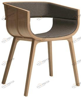 Casamania & Horm Стул из дуба, обитый тканью или кожей, с подлокотниками Maritime sun-id-1345106