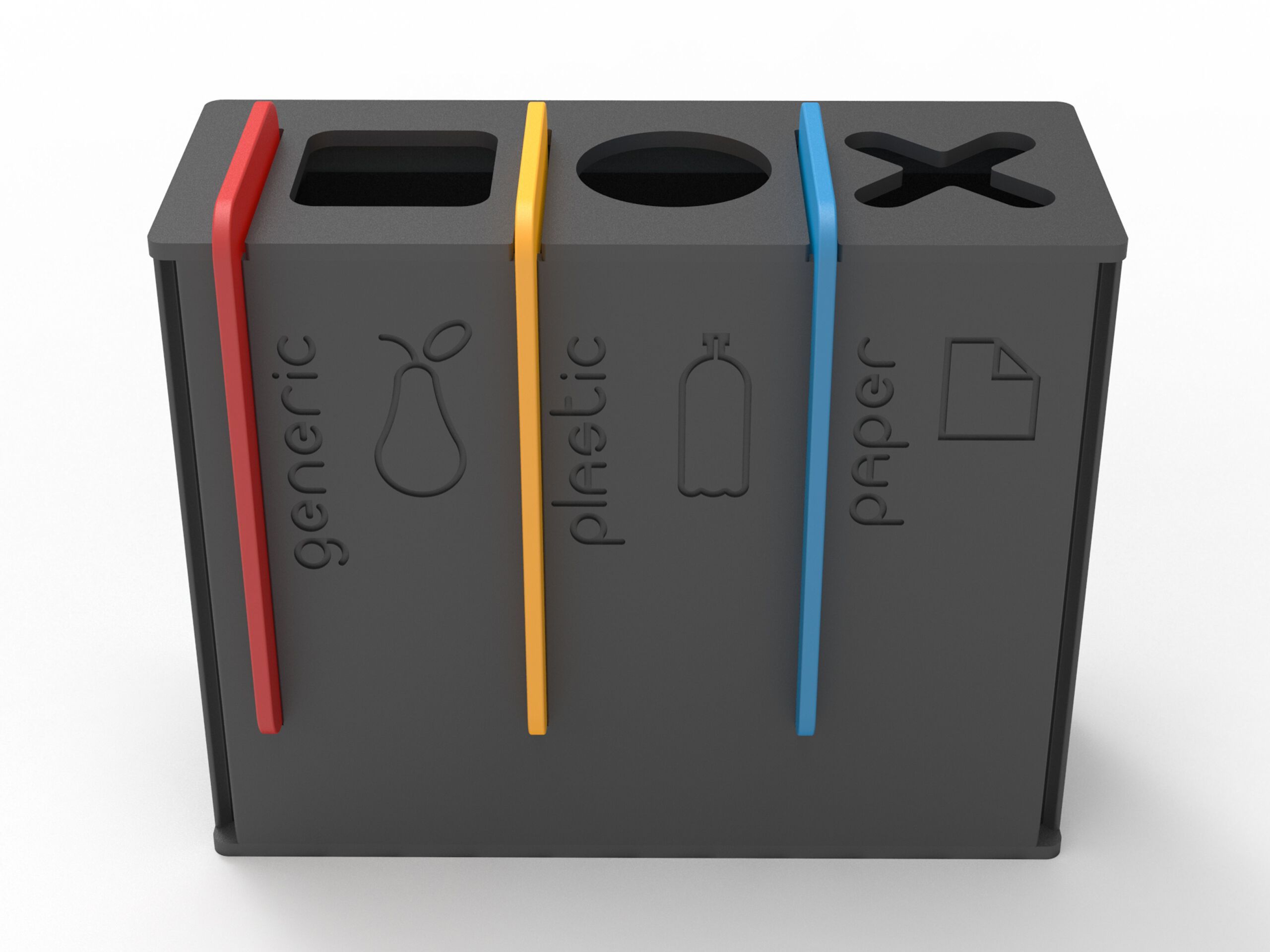 Полиэтиленовая корзина для мусора для раздельного сбора Donye PAUL ARCH-00077644 - Вид №5