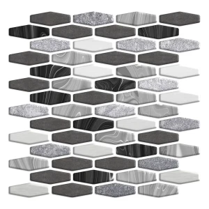 Наклейка декоративная 3D мозаика Кварц 25x25 см