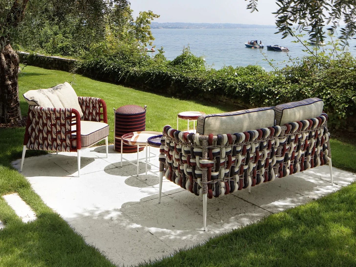 Плетеный 2-местный открытый диван с веревками Nodo Italia Antonio Marras + Nodo Italia ARCH-00050069 - Вид №4