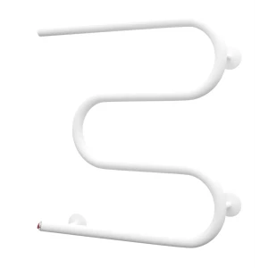 Полотенцесушитель электрический Арго М-Э 500x500 мм 50 Вт M-образный цвет белый