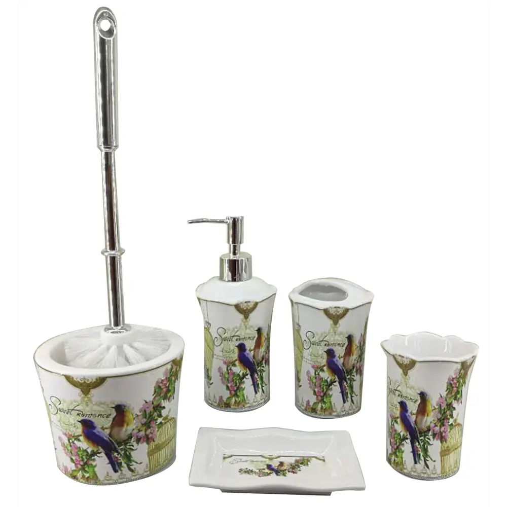 Ёршик для унитаза Vidage Птички напольный STLM-2079025 - Вид №1