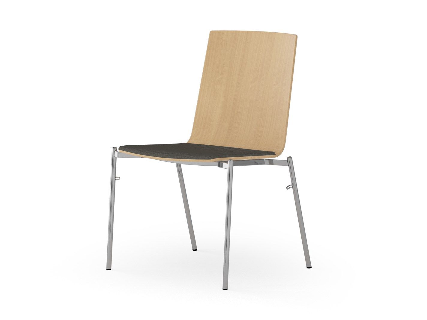 Деревянный штабелируемый стул для конференций SCHNEEWEISS interior ARKETTO 155 ARCH-00062512 - Вид №1